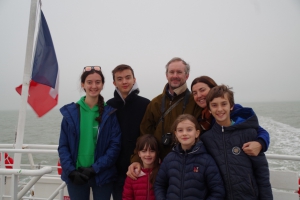Astrid, Guilhem, Charles, Agnès, Armelle, Adélaïde et Aymeri